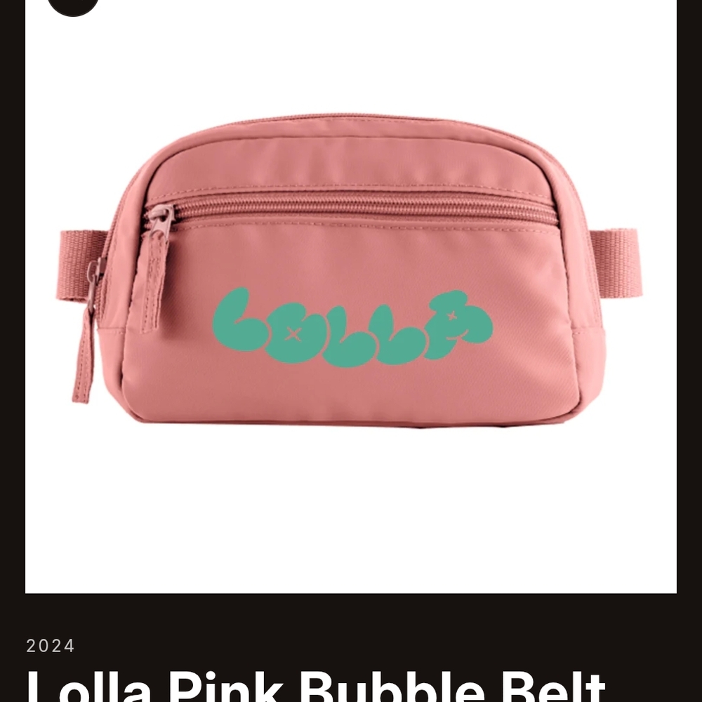 NWT Authentic Lollapalooza LOLLA Belt Bag - Picture 2 of 7